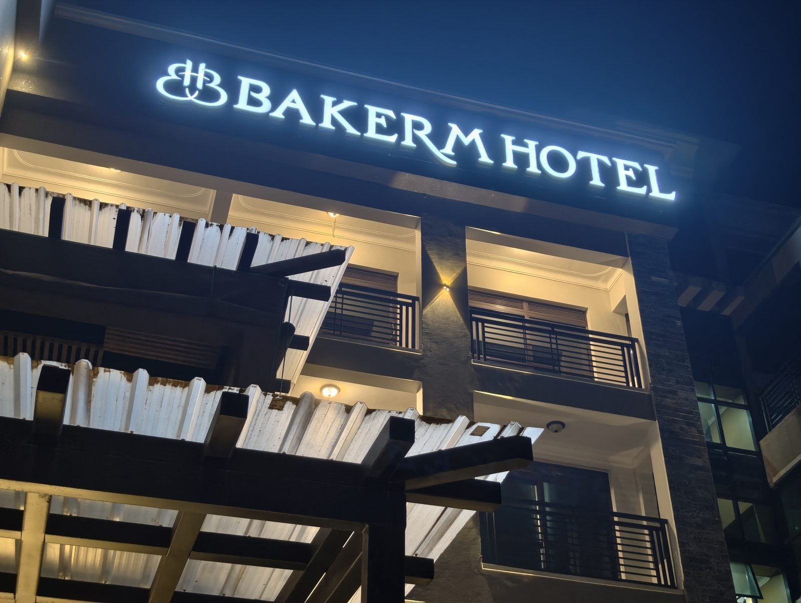 Bakerm Hotel exterior on Bakerm Road, Wakiso